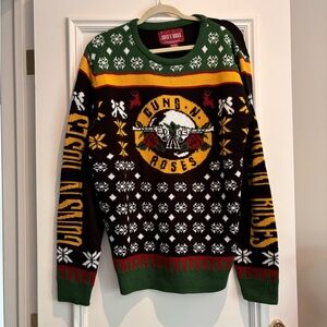 guns and roses Christmas sweater